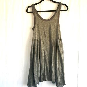 Free People Small silver shiny dress.